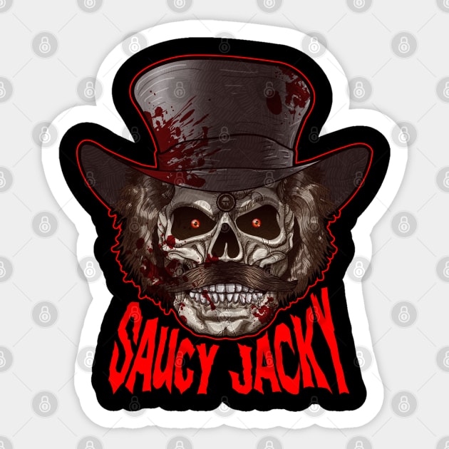 Saucy Jacky, jack the ripper Sticker by HEJK81